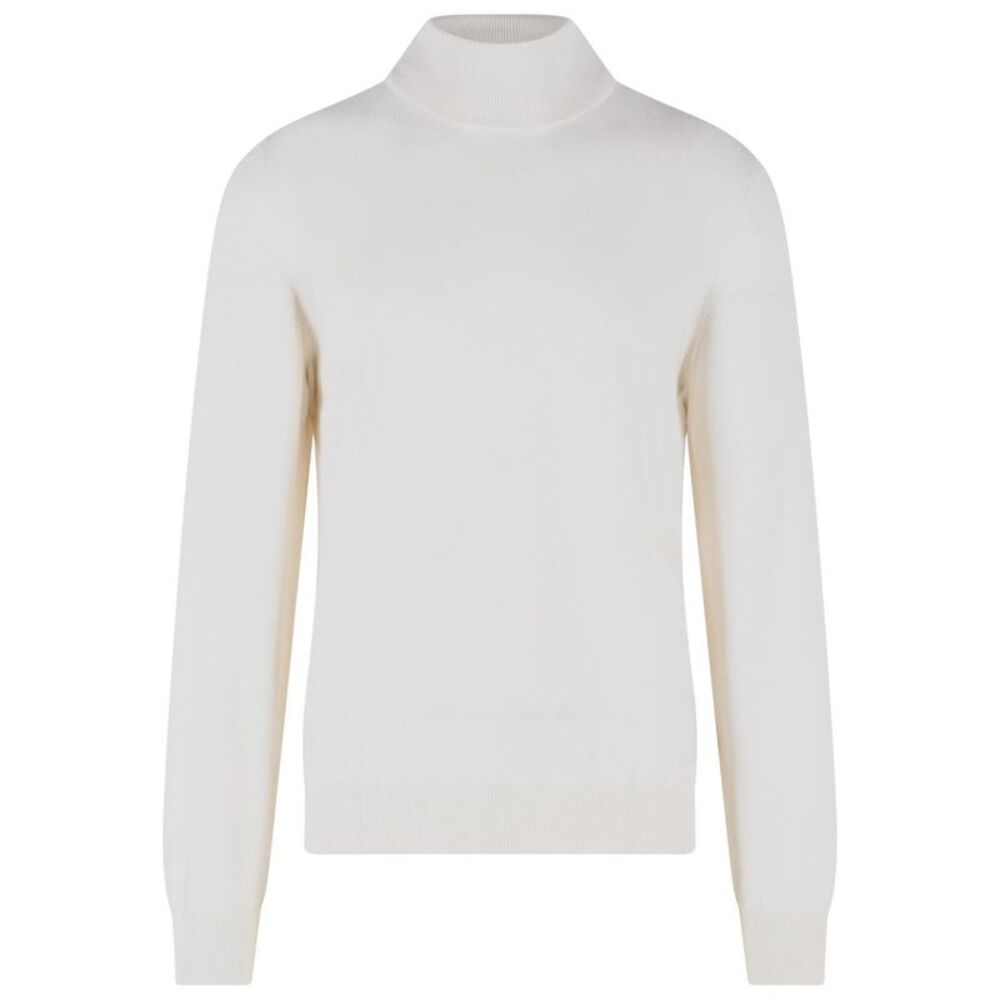 Gran Sasso Ivory Cashmere Turtleneck Sweater Men